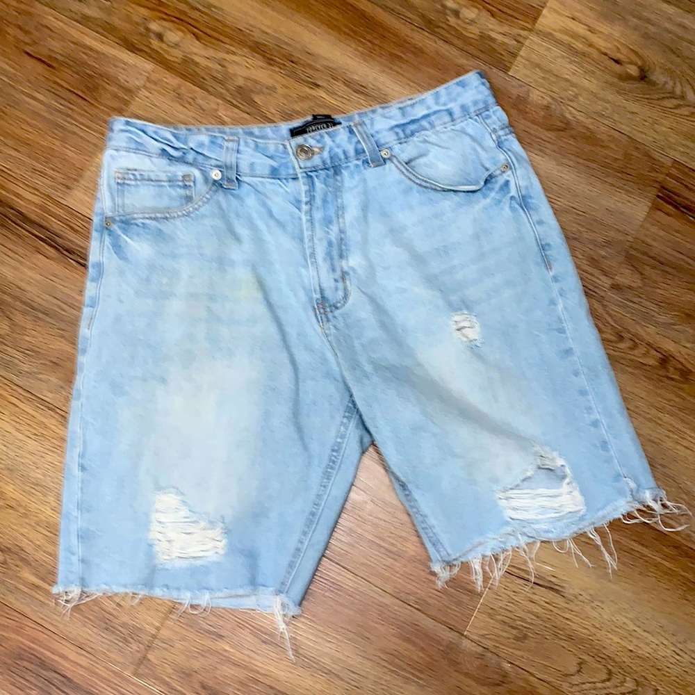 🏆Forever 21 light blue Jean shorts